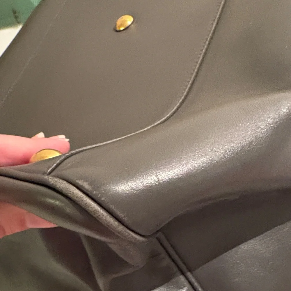 Saint Laurent Charcoal Duffel Bag